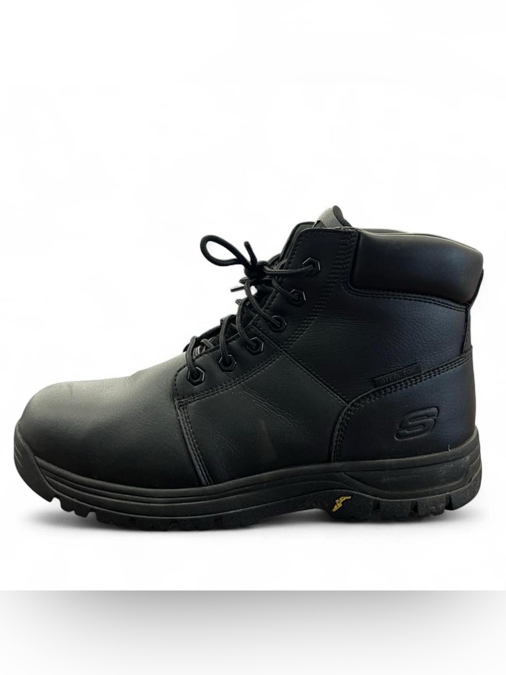 Mens Skechers Steel Toe Leather Work Boots size 13